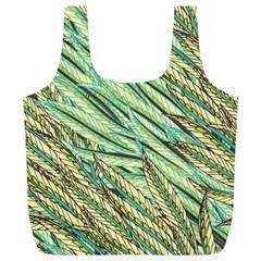 Green Leaves Full Print Recycle Bag (xl) by goljakoff