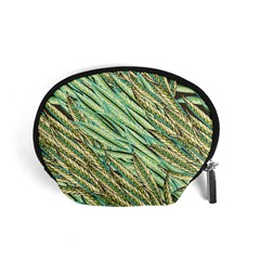 Green Leaves Accessory Pouch (small) by goljakoff