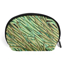 Green Leaves Accessory Pouch (large) by goljakoff