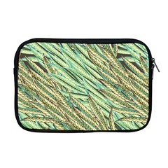 Green Leaves Apple Macbook Pro 17  Zipper Case by goljakoff