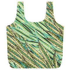 Green Leaves Full Print Recycle Bag (xxl) by goljakoff