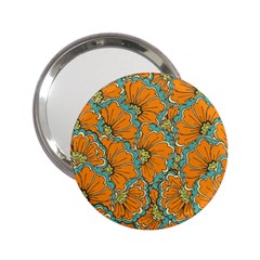 Orange Flowers 2 25  Handbag Mirrors by goljakoff