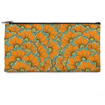 Orange flowers Pencil Case Front