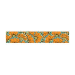 Orange Flowers Flano Scarf (mini) by goljakoff