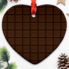 Chocolate Heart Ornament (two Sides) by goljakoff