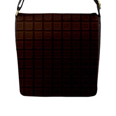 Chocolate Flap Closure Messenger Bag (l) by goljakoff