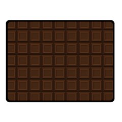 Chocolate Double Sided Fleece Blanket (small)  by goljakoff