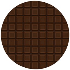 Chocolate Wooden Puzzle Round by goljakoff