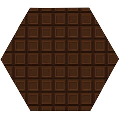 Chocolate Wooden Puzzle Hexagon by goljakoff