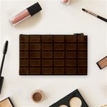 Milk chocolate Cosmetic Bag (Small) Back