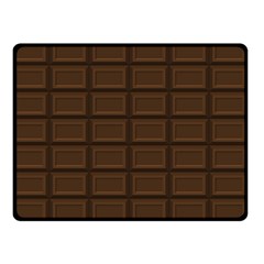 Milk Chocolate Double Sided Fleece Blanket (small)  by goljakoff