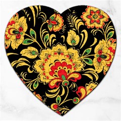 Vintage Khokhloma Jigsaw Puzzle (heart) by goljakoff