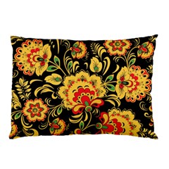 Vintage Khokhloma Pillow Case by goljakoff