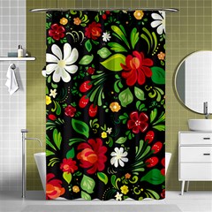 Hohloma Shower Curtain 48  X 72  (small)  by goljakoff