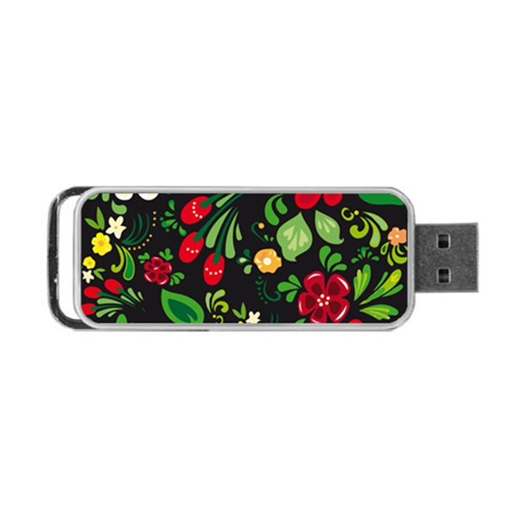 Hohloma Portable USB Flash (Two Sides)