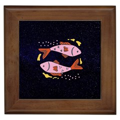 Fish Pisces Astrology Star Zodiac Framed Tile by HermanTelo