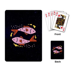 Fish Pisces Astrology Star Zodiac Playing Cards Single Design (rectangle) by HermanTelo