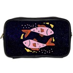 Fish Pisces Astrology Star Zodiac Toiletries Bag (Two Sides) Back