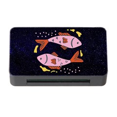 Fish Pisces Astrology Star Zodiac Memory Card Reader With Cf