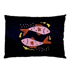 Fish Pisces Astrology Star Zodiac Pillow Case (two Sides)