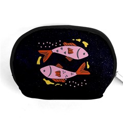 Fish Pisces Astrology Star Zodiac Accessory Pouch (medium)