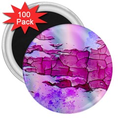 Background Crack Art Abstract 3  Magnets (100 Pack) by Mariart