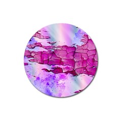 Background Crack Art Abstract Magnet 3  (round) by Mariart