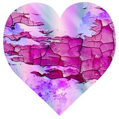 Background Crack Art Abstract Wooden Puzzle Heart by Mariart