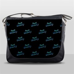 Just Beauty Words Motif Print Pattern Messenger Bag