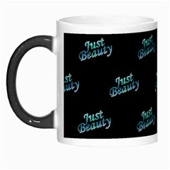 Just Beauty Words Motif Print Pattern Morph Mugs by dflcprintsclothing