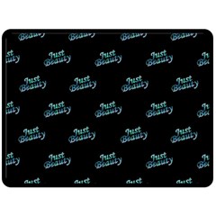 Just Beauty Words Motif Print Pattern Fleece Blanket (large) 