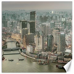 Lujiazui District Aerial View, Shanghai China Canvas 16  X 16  by dflcprintsclothing