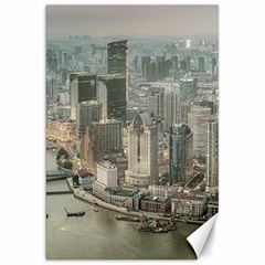 Lujiazui District Aerial View, Shanghai China Canvas 20  X 30  by dflcprintsclothing