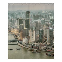 Lujiazui District Aerial View, Shanghai China Shower Curtain 60  X 72  (medium)  by dflcprintsclothing