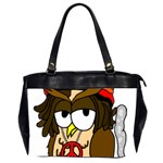  Rainbow Stoner Owl Oversize Office Handbag (2 Sides) Front