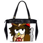  Rainbow Stoner Owl Oversize Office Handbag (2 Sides) Back