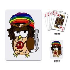  Rainbow Stoner Owl Playing Cards Single Design (rectangle)