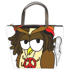  Rainbow Stoner Owl Bucket Bag by IIPhotographyAndDesigns