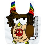  Rainbow Stoner Owl Full Print Recycle Bag (XXL) Front