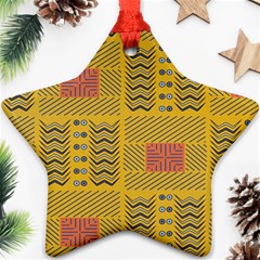 Digital Paper African Tribal Ornament (star) by HermanTelo