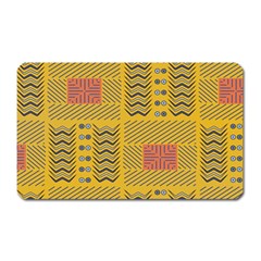 Digital Paper African Tribal Magnet (rectangular) by HermanTelo