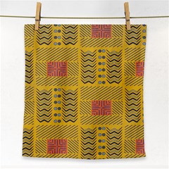 Digital Paper African Tribal Face Towel