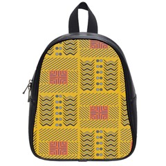 Digital Paper African Tribal School Bag (small)