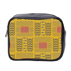 Digital Paper African Tribal Mini Toiletries Bag (two Sides)