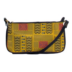 Digital Paper African Tribal Shoulder Clutch Bag