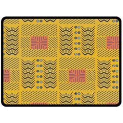 Digital Paper African Tribal Fleece Blanket (large) 