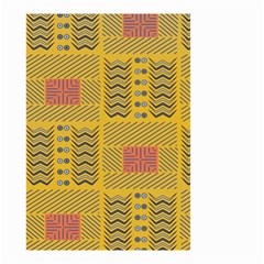 Digital Paper African Tribal Small Garden Flag (two Sides) by HermanTelo