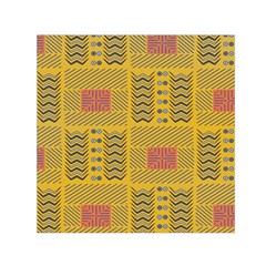 Digital Paper African Tribal Small Satin Scarf (square) by HermanTelo