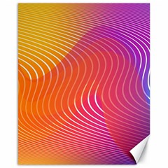 Chevron Line Poster Music Canvas 16  X 20  by Mariart