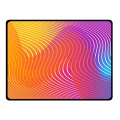 Chevron Line Poster Music Fleece Blanket (small)